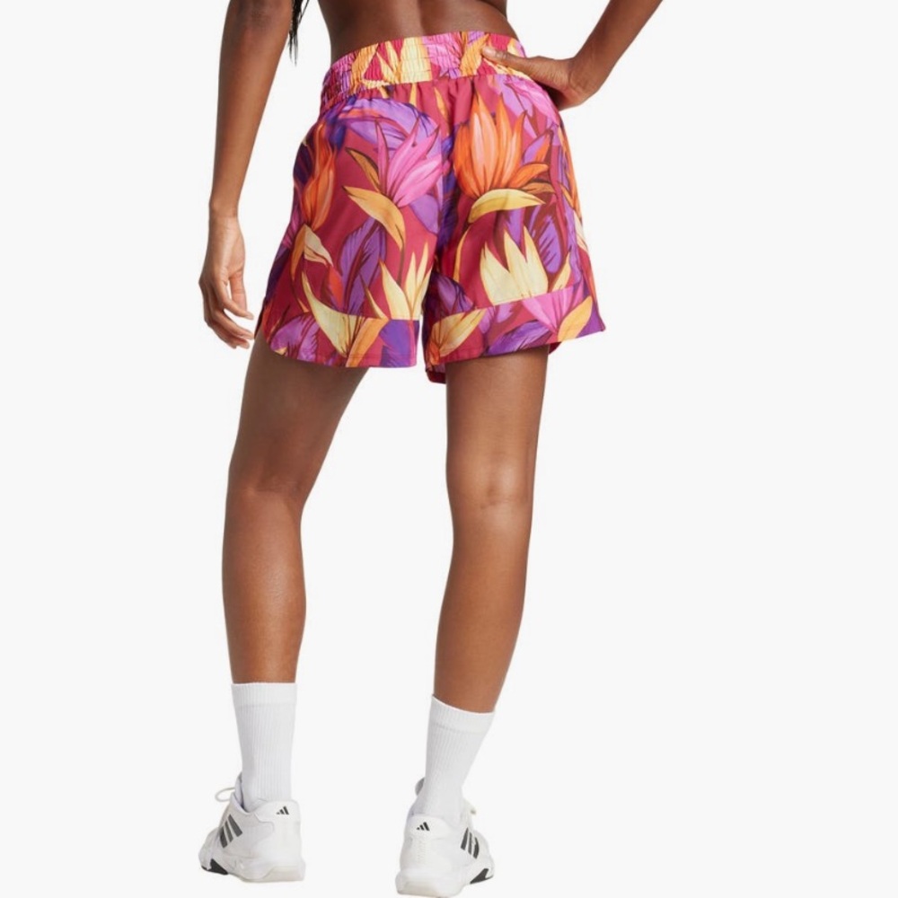 Adidas x Farm Rio Pacer Shorts Vibrant Athletic Shorts - Picture 2 of 9